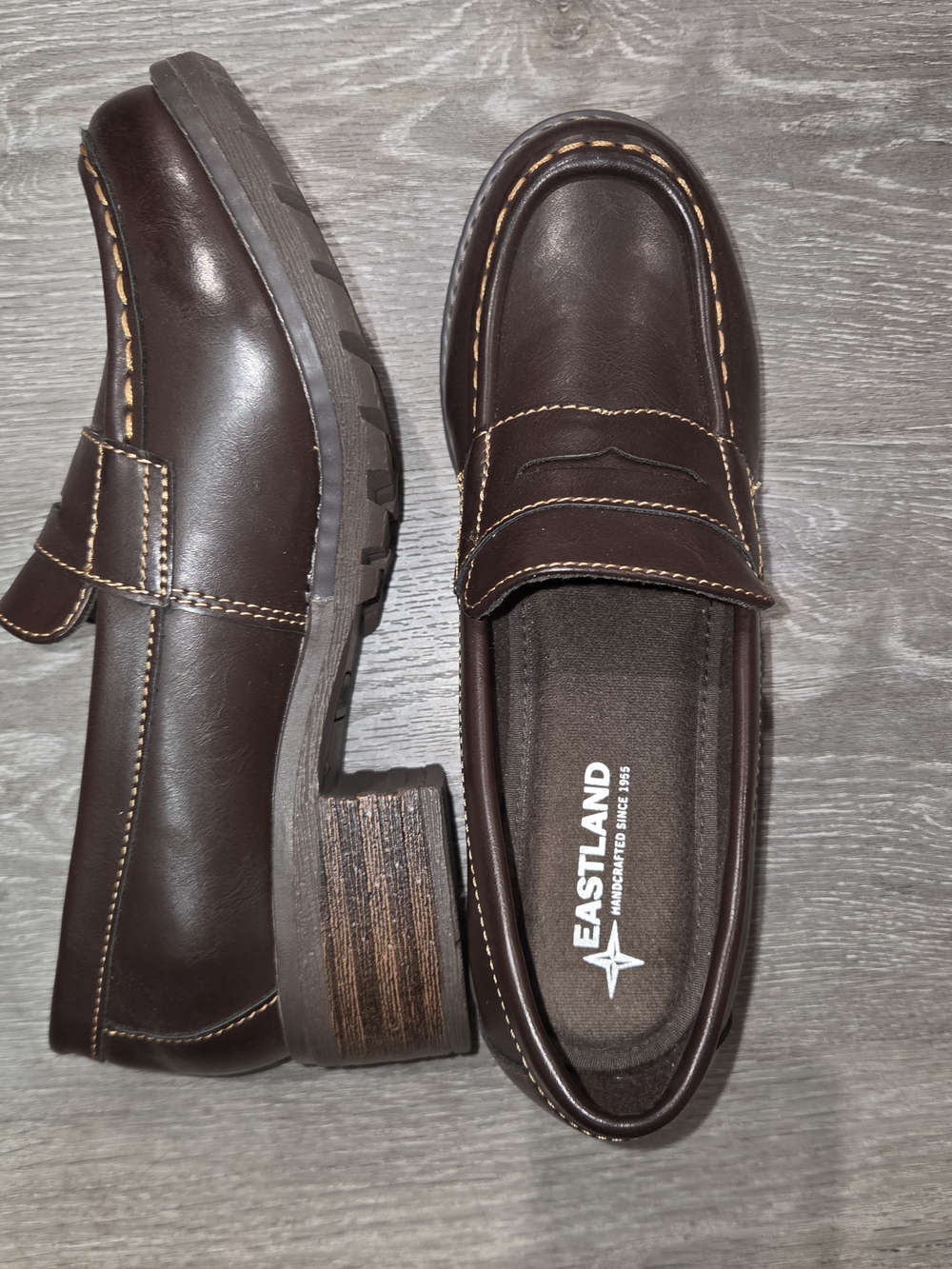 Eastland Women's Brown Penny Loafers